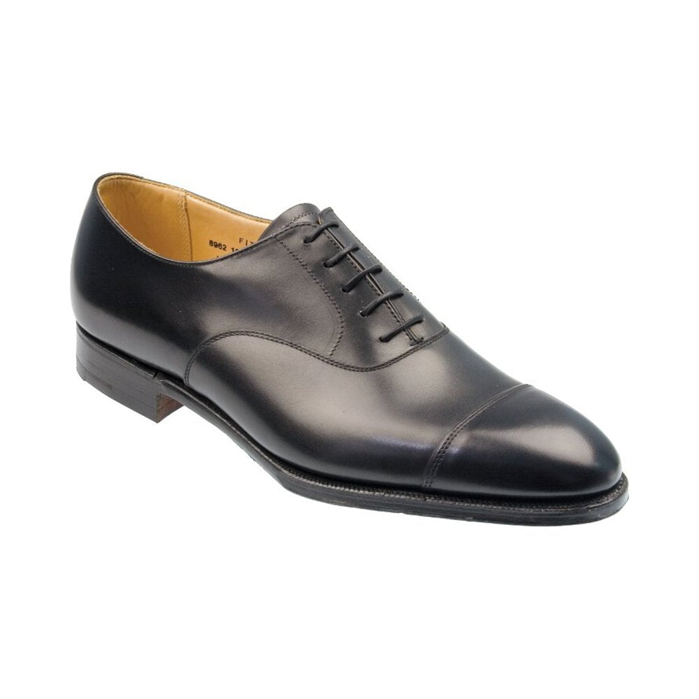 The Fitzroy oxford in black calf.