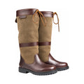 The Mull boot in brown leather with a nubuck shaft.