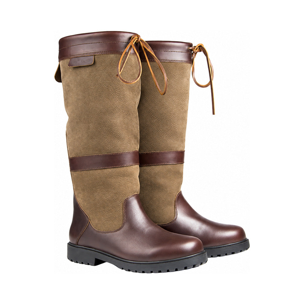 The Mull boot in brown leather with a nubuck shaft.
