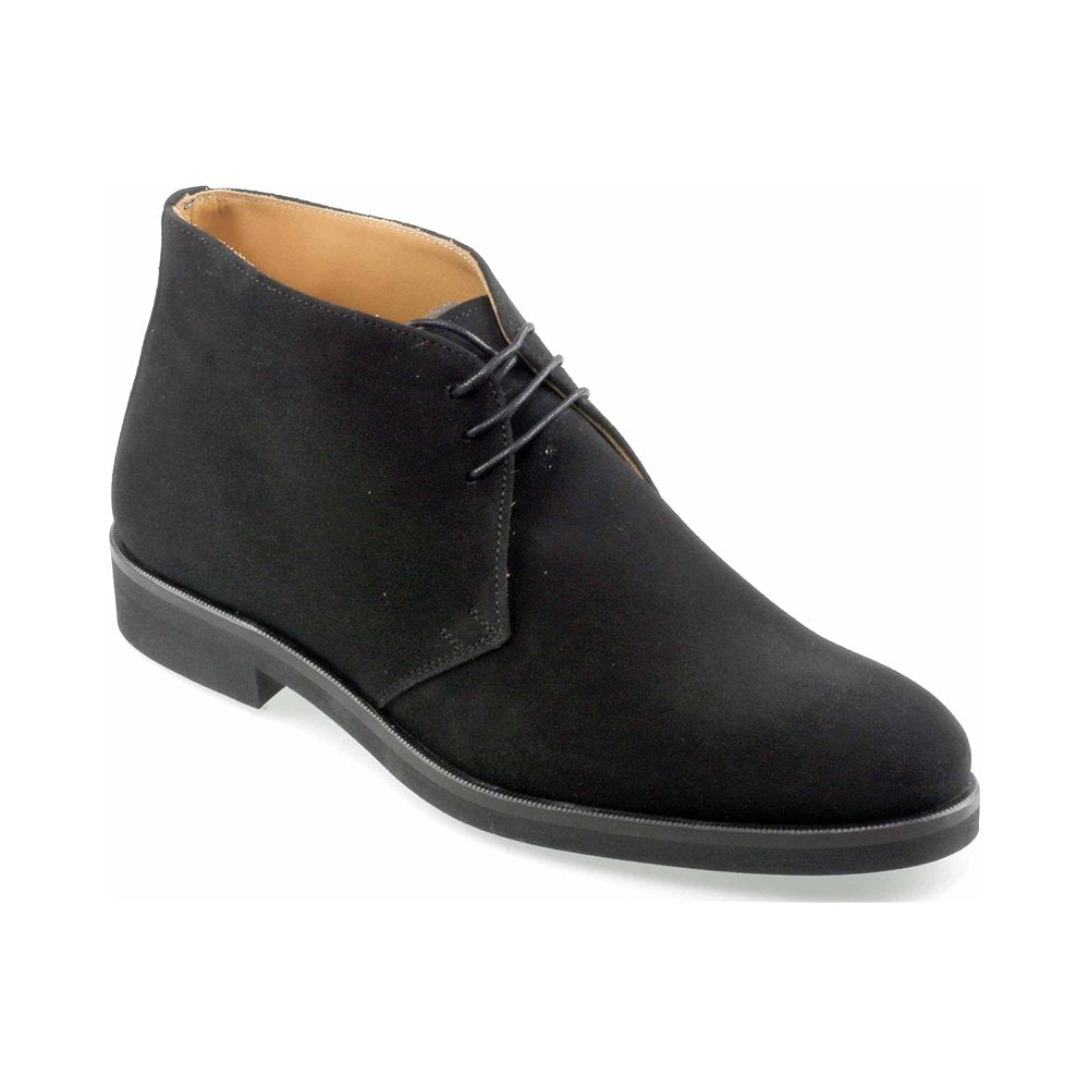The Perth chukka boot in black suede.