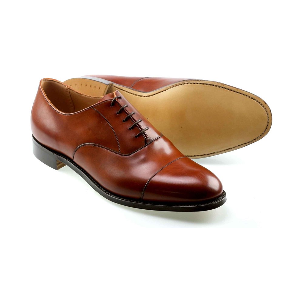 The Skye oxford in brown calf.